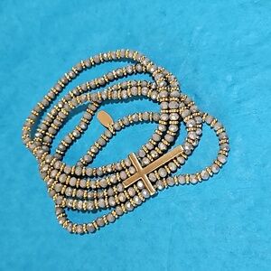 Microbead 🎁 Bracelet with Cross